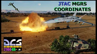 DCS WORLD: FA18C HORNET & JTAC MGRS COORDINATES