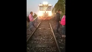 El tren que cumplía el servicio de transporte de pasajeros de Tacuarembó a Rivera tomó fuego