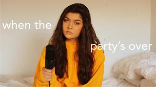 when the party’s over - billie eilish (cover) | natalie jonson