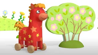 Деревяшки - Лошадка Иго-го 🐴 - Сборник мультфильмов для самых маленьких
