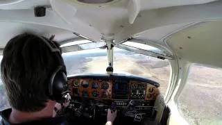 Crosswind Landing by Gary Travis at JNX Airport 3-22-14