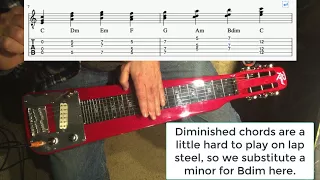 C6th Lap Steel Lesson 3 - Chord Scales