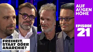 FREIHEIT, STAAT ODER ANARCHIE? mit Manuel Maggio, Tom Lausen, Sven Böttcher und Peter Müller