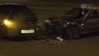 В Приволжском районе произошла авария с участием автомобилей «Лада» и Opel