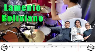 Lamento Boliviano - Enanitos Verdes | Drum Cover and Sheet Music| Hugo Zerecero