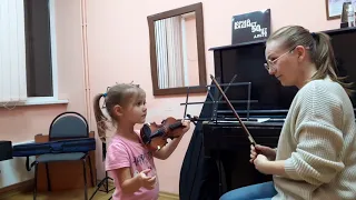 уроки по классу скрипки с малышами