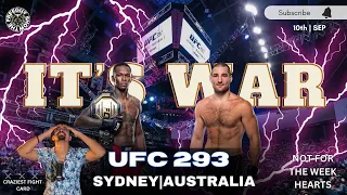 It's WAR Ufc293, ADESANYA vs STRICKLAND| SEAN everything to win from ISRAEL #ufc293 #MMA #combat