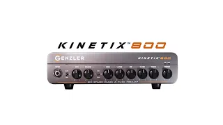 Introducing: The KINETIX 800 Bass Amplifier by Genzler Amplification