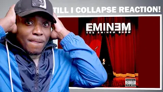 EM IS WILD! FIRST TIME REACTING TO EMINEM: TILL I COLLAPSE!