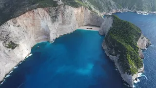 Top Places in Zakynthos, Greece, Drone 4K.