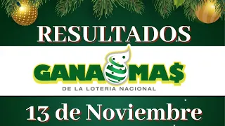 Gana Mas Lotería Resultados Sábado 13 de Noviembre del 2021.