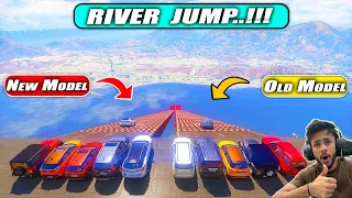 Indian Cars New Model Vs Old Model 100000 Bumps Ramp Jump Challenge GTA 5