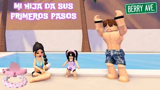 MI HIJA GÉNESIS DA SUS PRIMEROS PASOS EN BERRY AVENUE ROBLOX karo20Blox