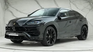 2019 Lamborghini Urus - Nero Helene - Walkaround & Interior & Revs - Romans International