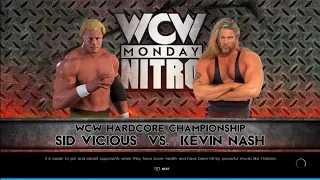 WWE 2K22 Sycho Sid Vs. Kevin Nash : WCW Hardcore Championship