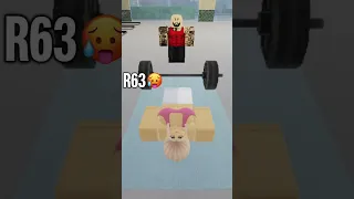 Barbell Challenge Roblox #r63 #roblox #robloxanimation #robloxr63