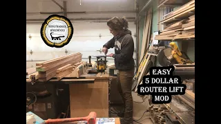 Easy DIY Router Lift [How - To]