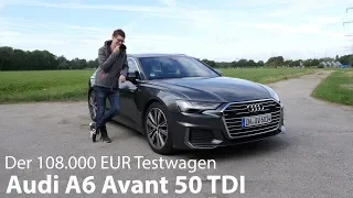 2019 Audi A6 Avant 50 TDI quattro Test / 108.000 Euro sind einfach zu viel - Autophorie