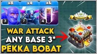 ANY BASE 3* |Th11 Pekka BoBat Attack - Best Th11 Attack Strategies