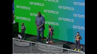 Big Shaq On The Podium