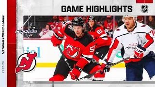 Capitals @ Devils 11/26 | NHL Highlights 2022