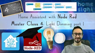 Node Red + Home Assistant -Master Class 4. How to control light dimming with Zigbee light and remote