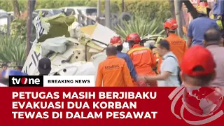 Hancur & Berserakan, Pesawat Jatuh di BSD  Diduga Sempat Tabrak Pohon dan Tergelincir | tvOne