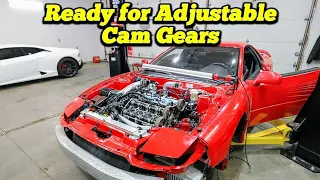 upgraded Cam Gears , disassembly on a Twin Turbo 3000gt vr4