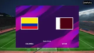 Colombia vs Qatar | Amazing Goal & Full Match | Gameplay PC PES 2019