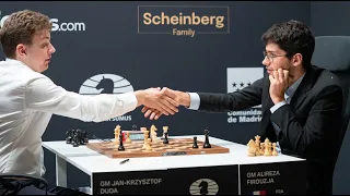 SEMI SLAV!! Jan-Krzysztof Duda vs Alireza Firouzja || Candidates Tournament 2022 - R12