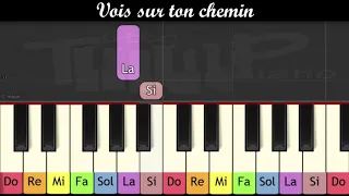 Les Choristes - Vois sur ton chemin (Piano très facile pour enfants ou débutants)