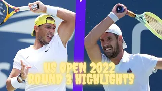 Rafael Nadal VS R. Gasquet | US Open 2022 Round 3 Highlights