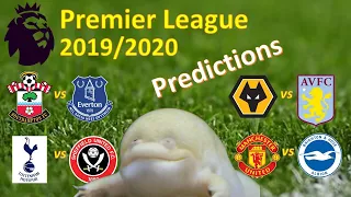 Premier League | Premier League predictions | fpl  2019/20 Gameweek 12 | Guessing Frog predictions