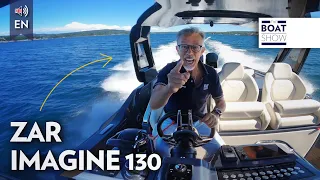 [ENG] ZAR IMAGINE 130 - 2X 600 HP Mercury Maxi Rib Review - The Boat Show