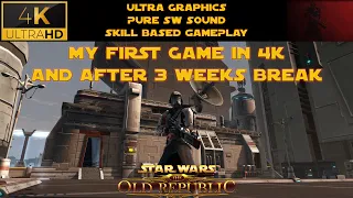 My first Game in 4k, also my first game on Sniper after 3 weeks break - Engineering Sniper SWTOR PvP