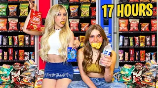 Eating Only VENDING MACHINE Food for 24 Hours | Elliana Walmsley