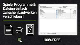 Spiele, Programme & Dateien verschieben leicht gemacht!