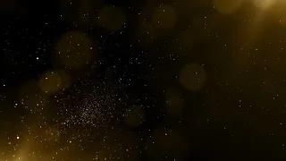 무료 스톡 영상_Golden Dust Particles Animation Background video   4K Gold Dust