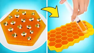 Wir machen eine lustige Wackelpudding-Torte mit Bienen