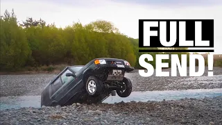 V8 Land Rovers GO FULL SEND in the Rakaia River. Discovery 1s and Range Rover 4WD NZ