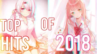 Nightcore - Top Hits Of 2018 - (Mashup/SwitchingVocals) - (Lyrics)