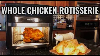 How to Make A Whole Chicken Rotisserie in WowChef Air Fryer
