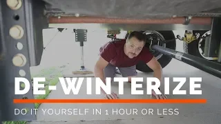 how to de-winterize an RV