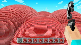 Minecraft, But We Blew Up 1 MILLION Super TNT