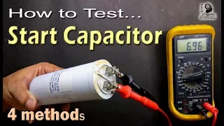 How to Test Motor Start and Motor Run AC Capacitor of ac fan and compressor