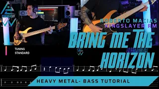 Bring Me The Horizon  - Heavy Metal Bass Tutorial With Tabs (Includes Playthrough)