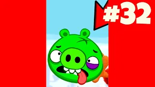 Добивание злобной птицей. Angry Birds I Злые Птицы I на канале МиниМакс #shorts