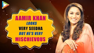 Madhuri Dixit REVEALS the easiest way to WIN Shah Rukh Khan's heart & PISS Salman Khan OFF