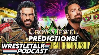 WWE Crown Jewel 2023 Predictions! | WrestleTalk Podcast