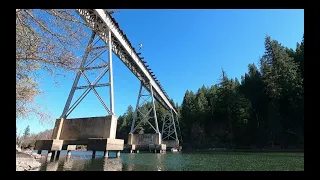 Shasta 80 ft. Jump From the 'Stand By Me' Bridge GoPro + Drone Footage With Music